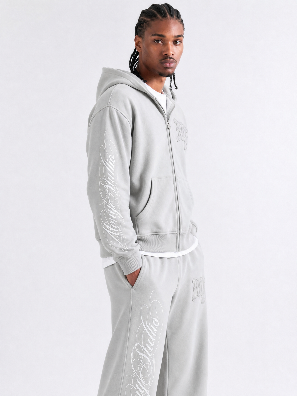 MS-GREY ZIP